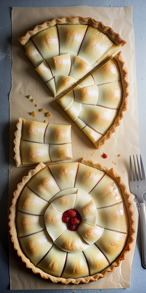 upside down puff pastry tart