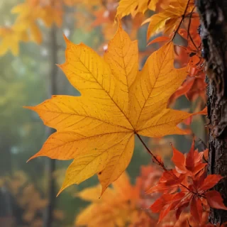 autumn leaves iphone wallpaper