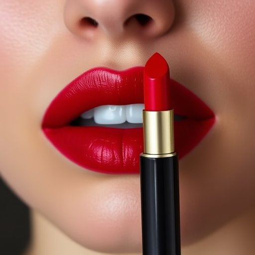 Velvet Scarlet Siren lip color exudes confidence and passion with its bold, blue-based red tone and smooth, velvety finish, ideal for making a statement