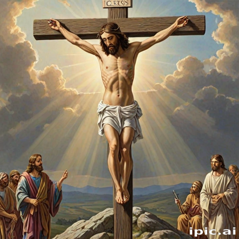 jesus on the cross clipart