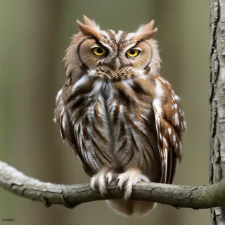screech owl sound