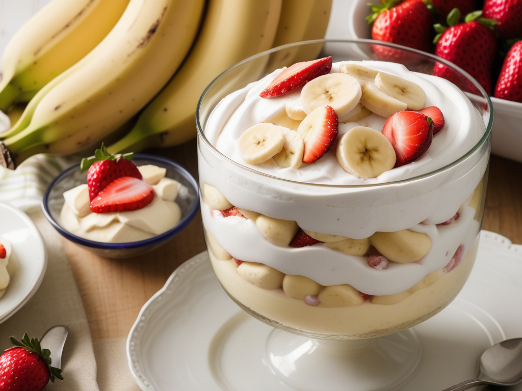 banana pudding recipe with strawberries