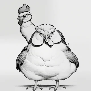 chicken drawing