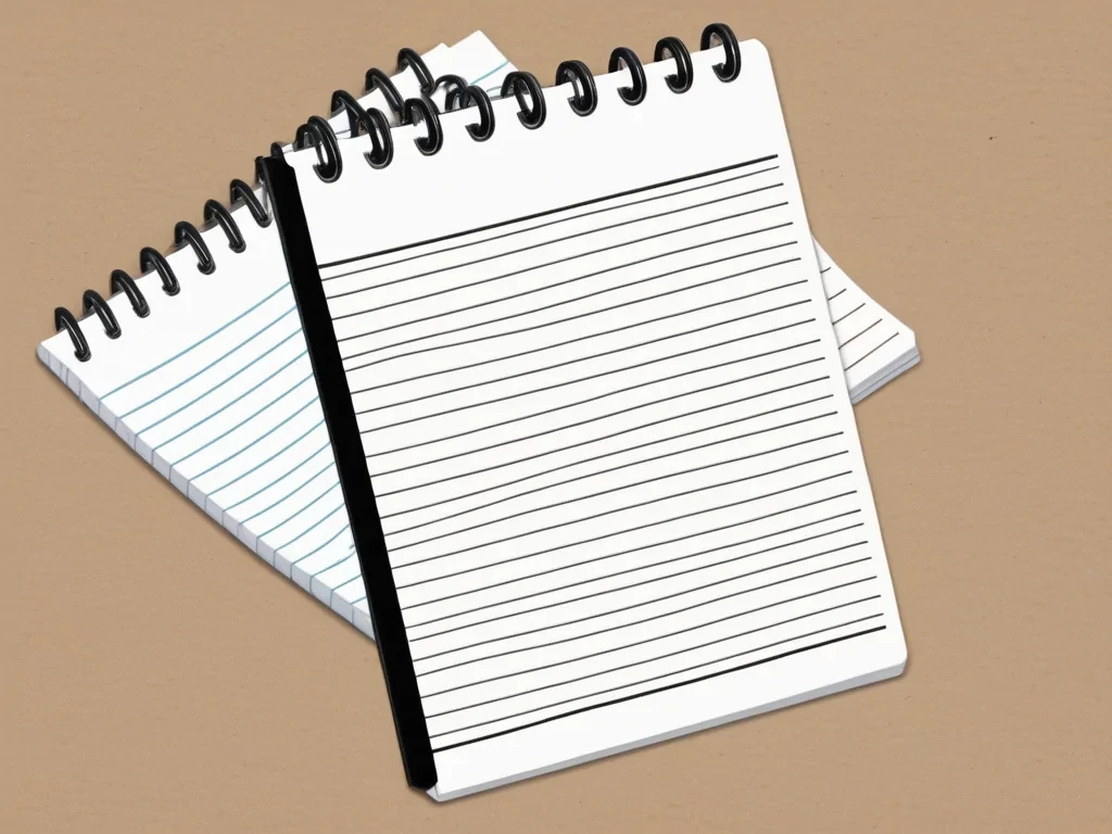 image notebook paper