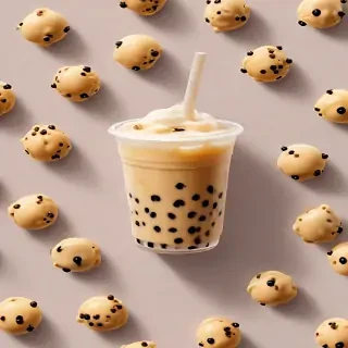 milk tea boba wallpaper