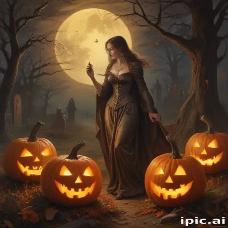 public domain vintage halloween art