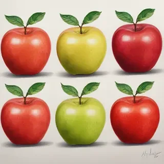 apple drawings