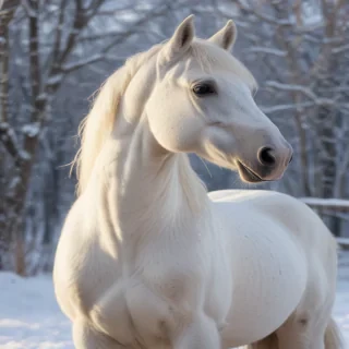 pictures of christmas horses