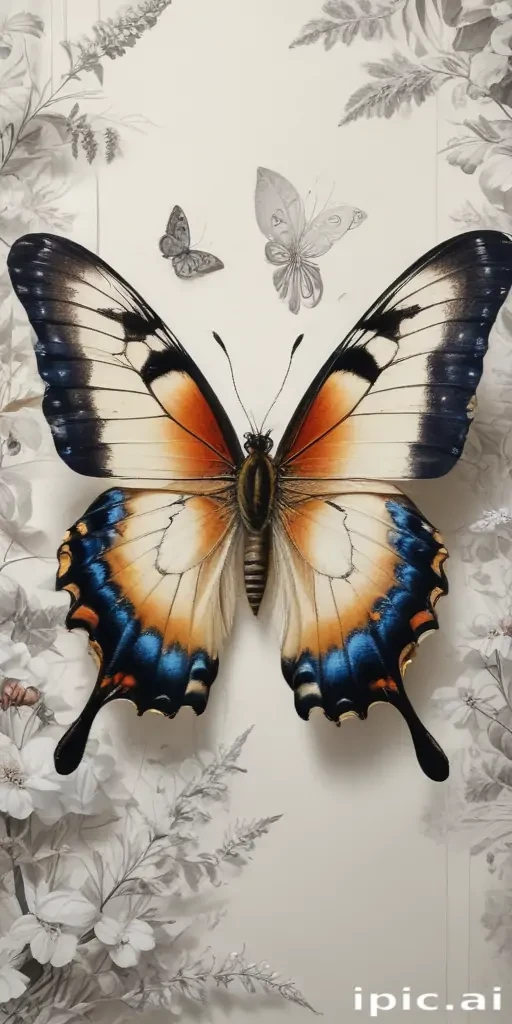 drawing pic of butterfly