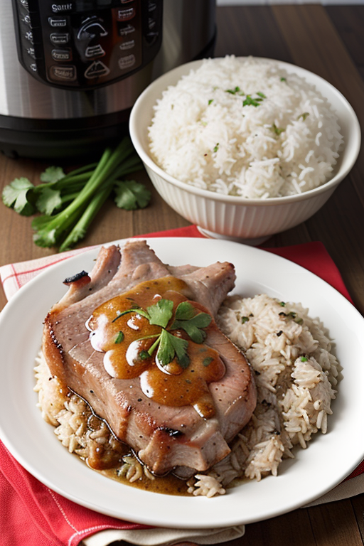 crock pot pork chops and rice