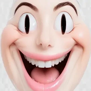transparent happy face