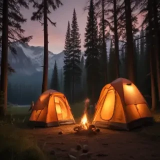 camping background