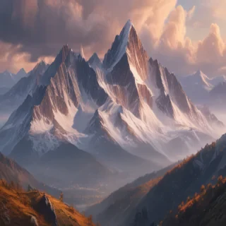 transparent mountains
