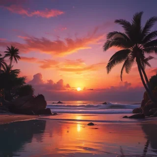 aesthetic wallpaper sunset