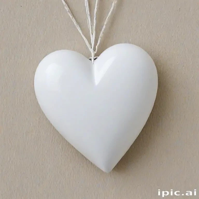 white heart