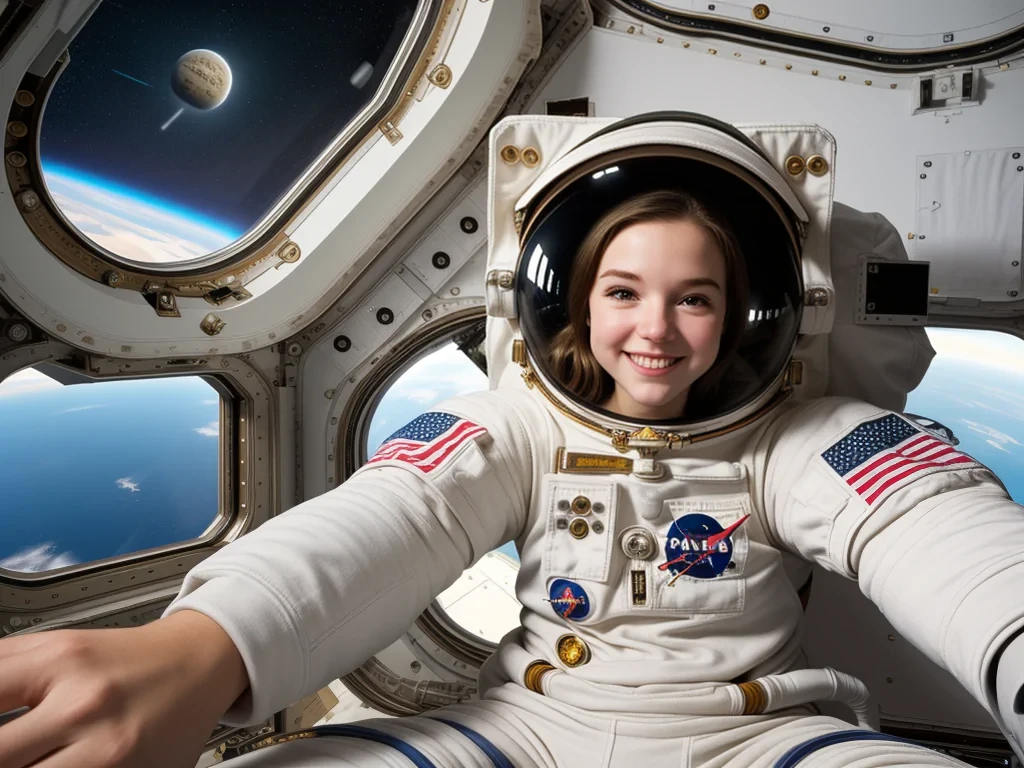cute astronaut
