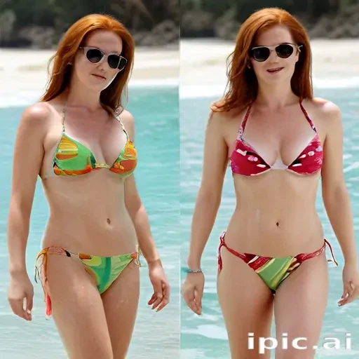 Isla Fisher in bikini