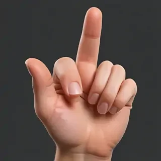 pointing finger png