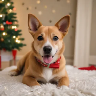 dog christmas photos