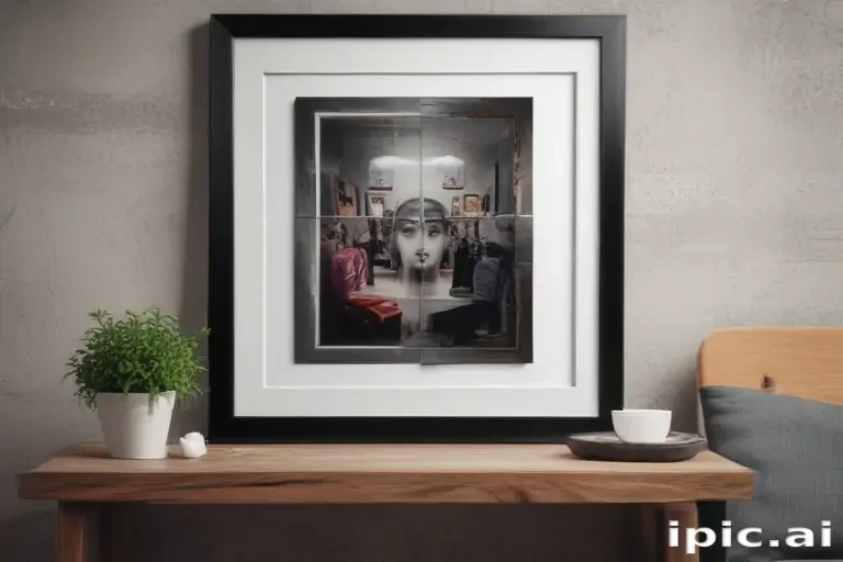 framed art mockup