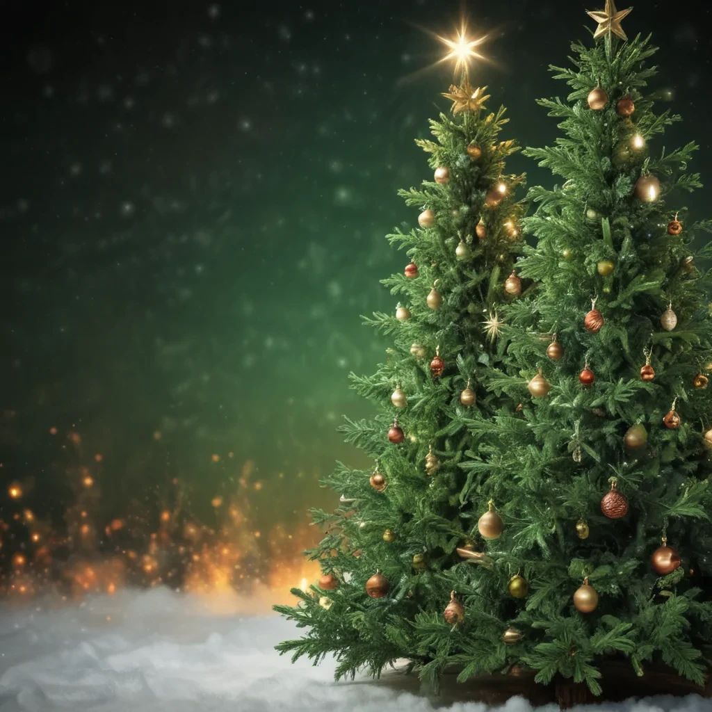 green christmas bg