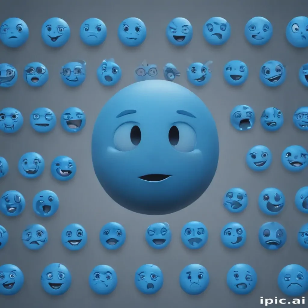 blue emoji