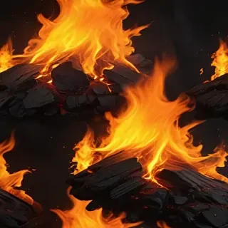 background on fire