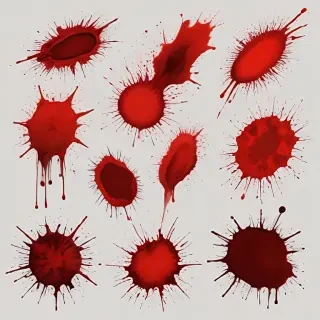 blood splatters png