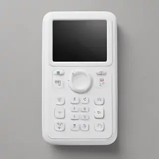icon phone white