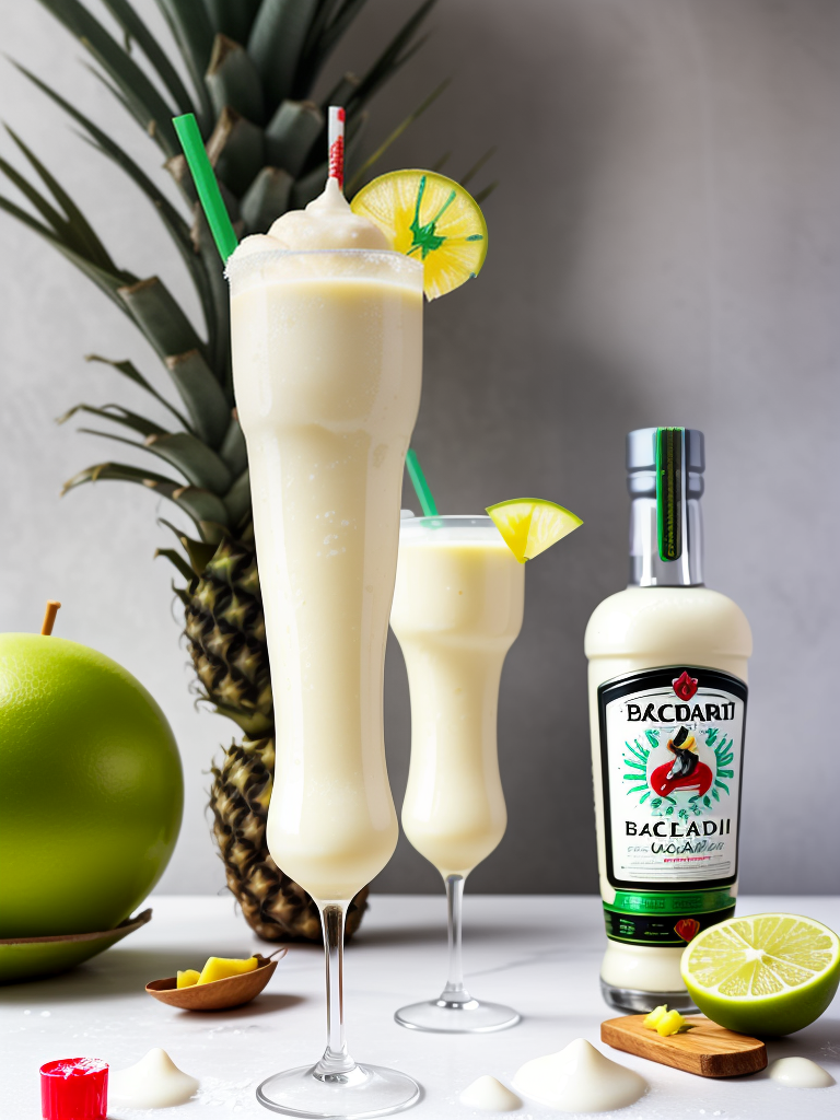 bacardi frozen pina colada mix