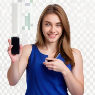 hold phone png