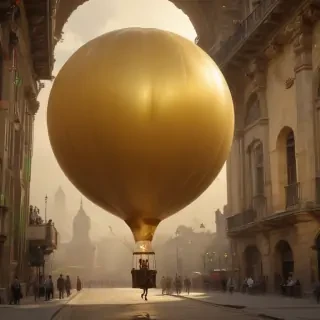 golden balloon