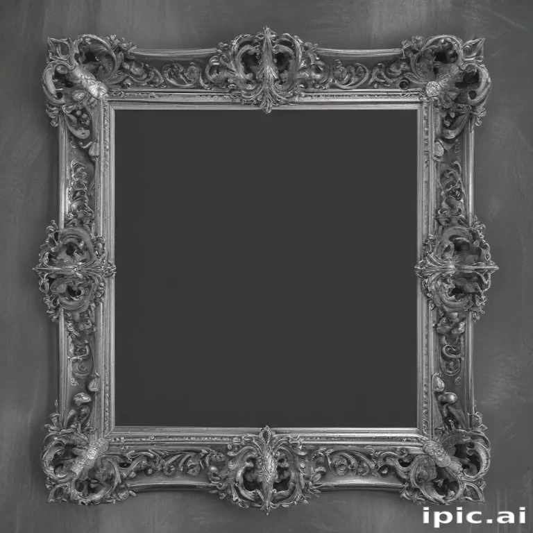 silver frame png