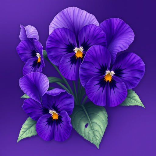 violets png