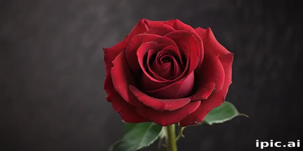 image of a red rose