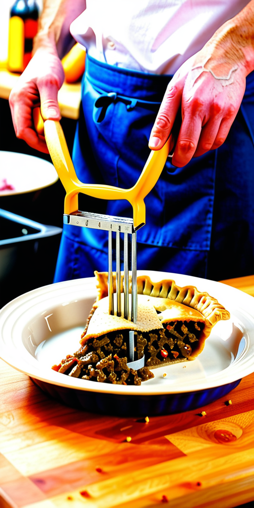 tool used in meat pie preparation