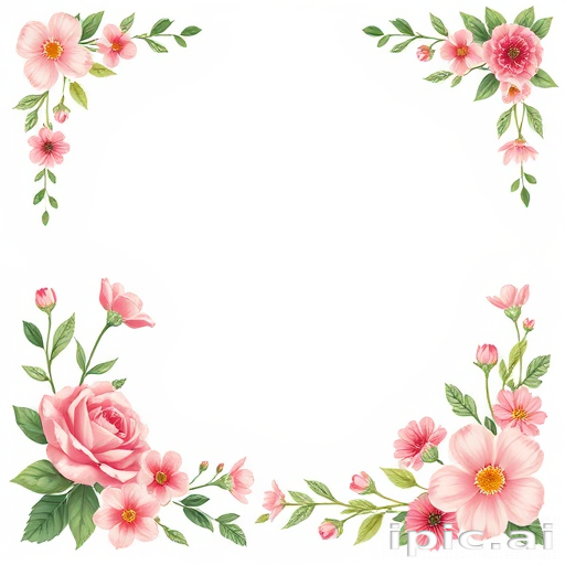 floral border png