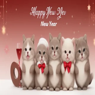 happy new year cute wallpaper