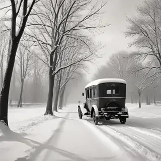 vintage winter pictures