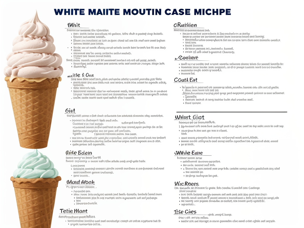 white mountain ice cream recipe