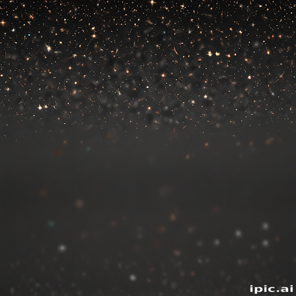 Sparkling Particles Floating Gracefully Against a Dark Background of ...