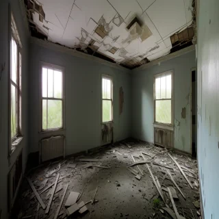 abandoned house