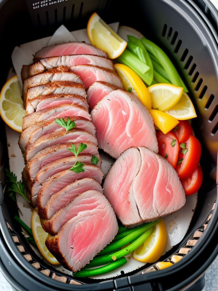 frozen tuna steak in air fryer