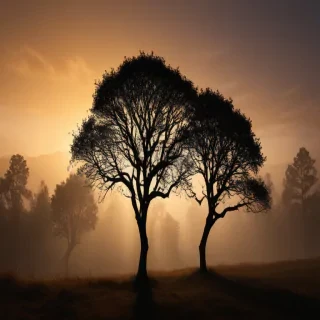 trees silhouette png