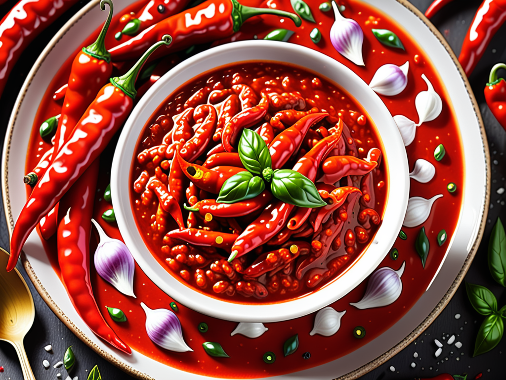 spicy calabrian chili red sauce