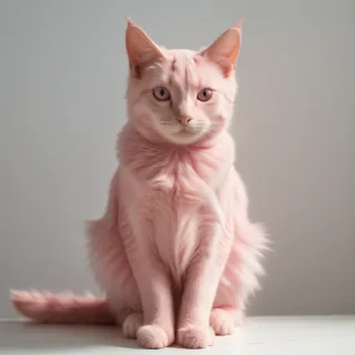 pink cat