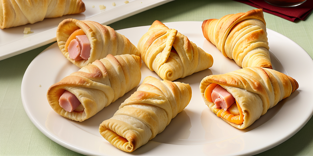 ham and cheese crescent roll ups