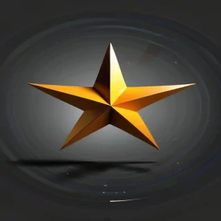 3d star png