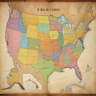 map of the usa states