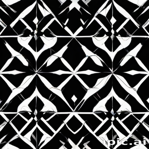 black with white pattern